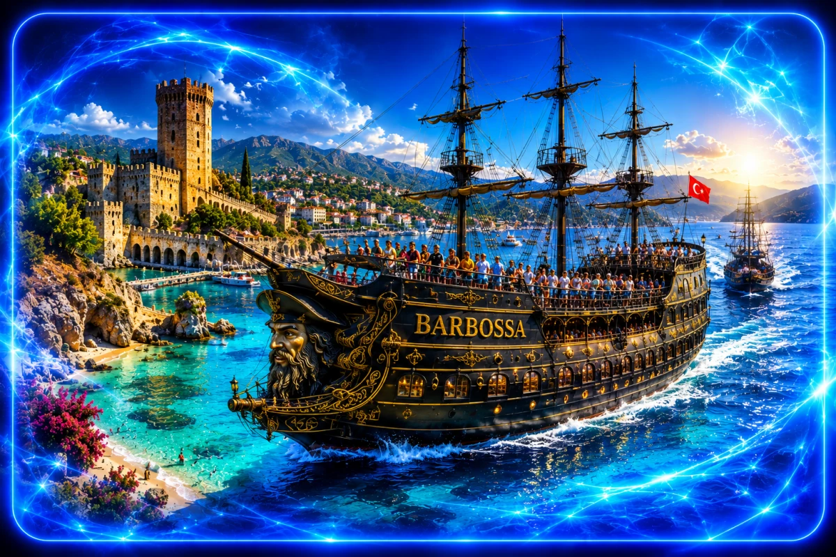 Проведите лучший день в Аланье 🏴‍☠️ | Приключение на пиратском корабле