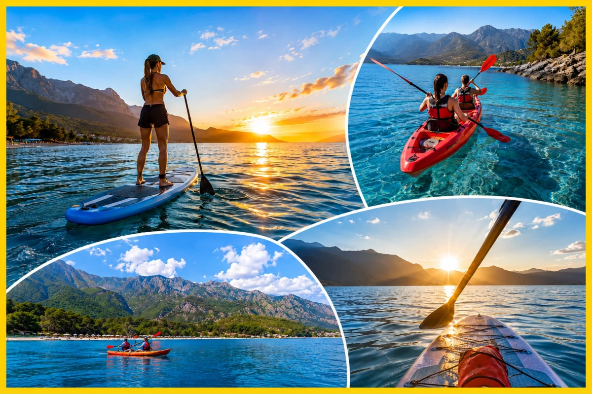 Kemer SUP & Canoe Adventure Tour | Paddle Along the Mediterranean Coast