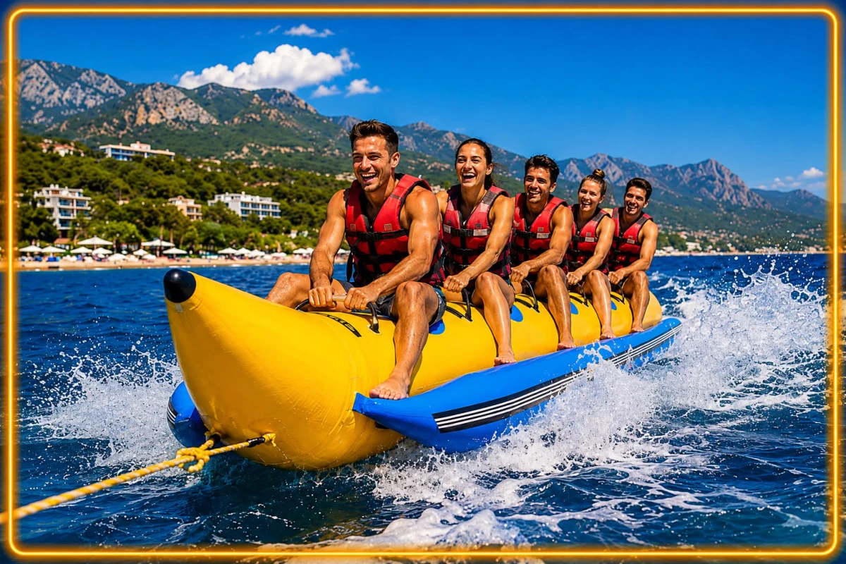 Banana Ride – Wypełniona zabawą przygoda wodna na Morzu Śródziemnym