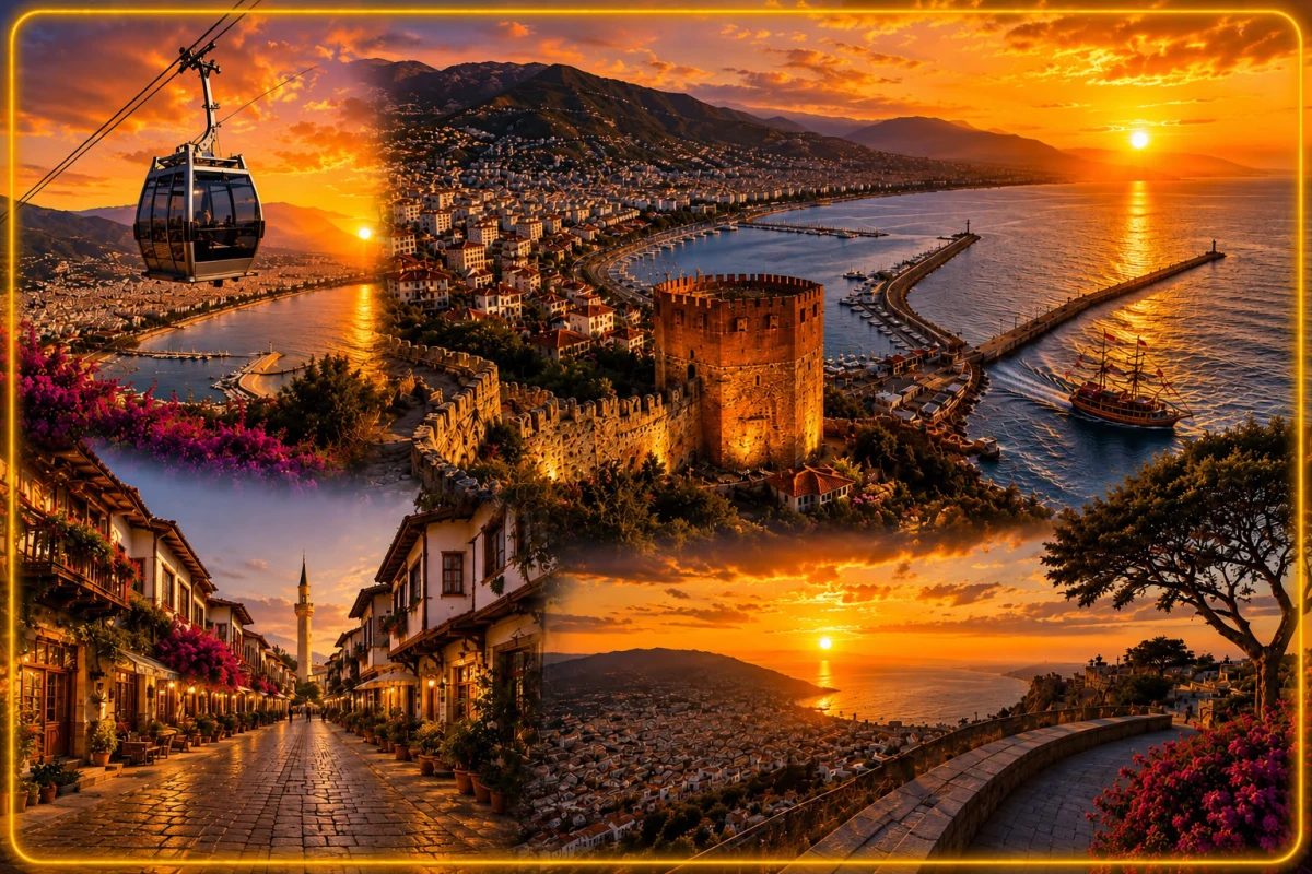 Alanya City Tour – Discover the Old Town, Castle & Stunning Sunset Views