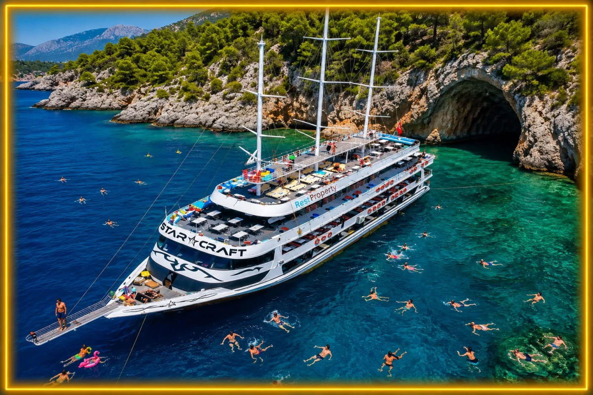 Alanya Starcraft All-Inclusive Boat Tour