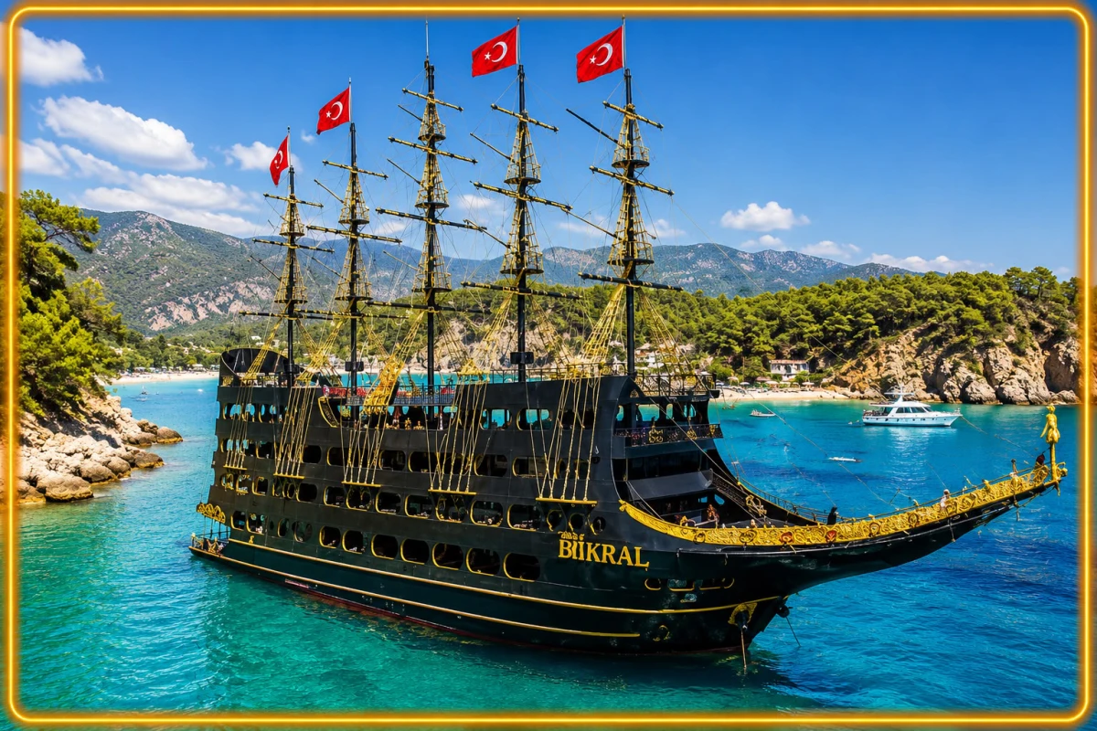 Alanya Big Kral Pirate Boat Tour – Full-Day Family Fun on the Mediterranean