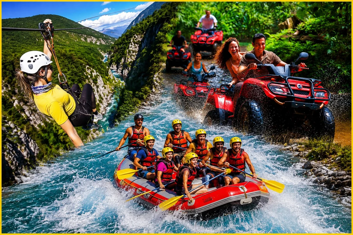 Rafting, Safari na Quadach i Przygoda na Zjeżdżalni | ATV, Rzeka i Adrenalina