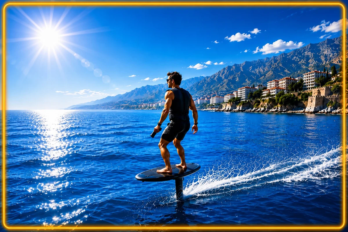 Приключение на E-Foil в Аланье | Летайте над Средиземным морем