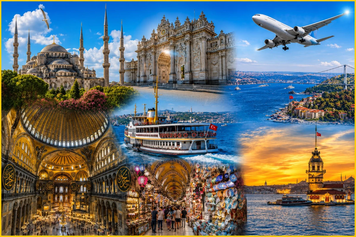 Istanbul 1-Tages-Tour von Kemer – Ganztägige Besichtigungstour mit Flug