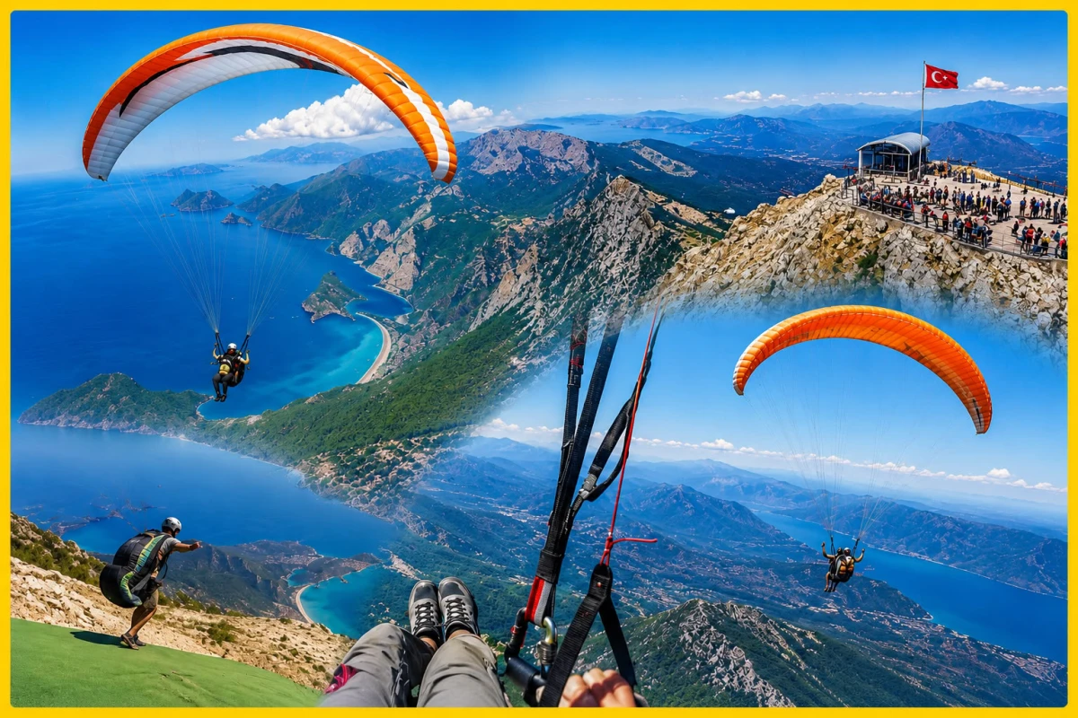 Kemer Tandem-Paragliding in Adrasan – Himmel Abenteuer