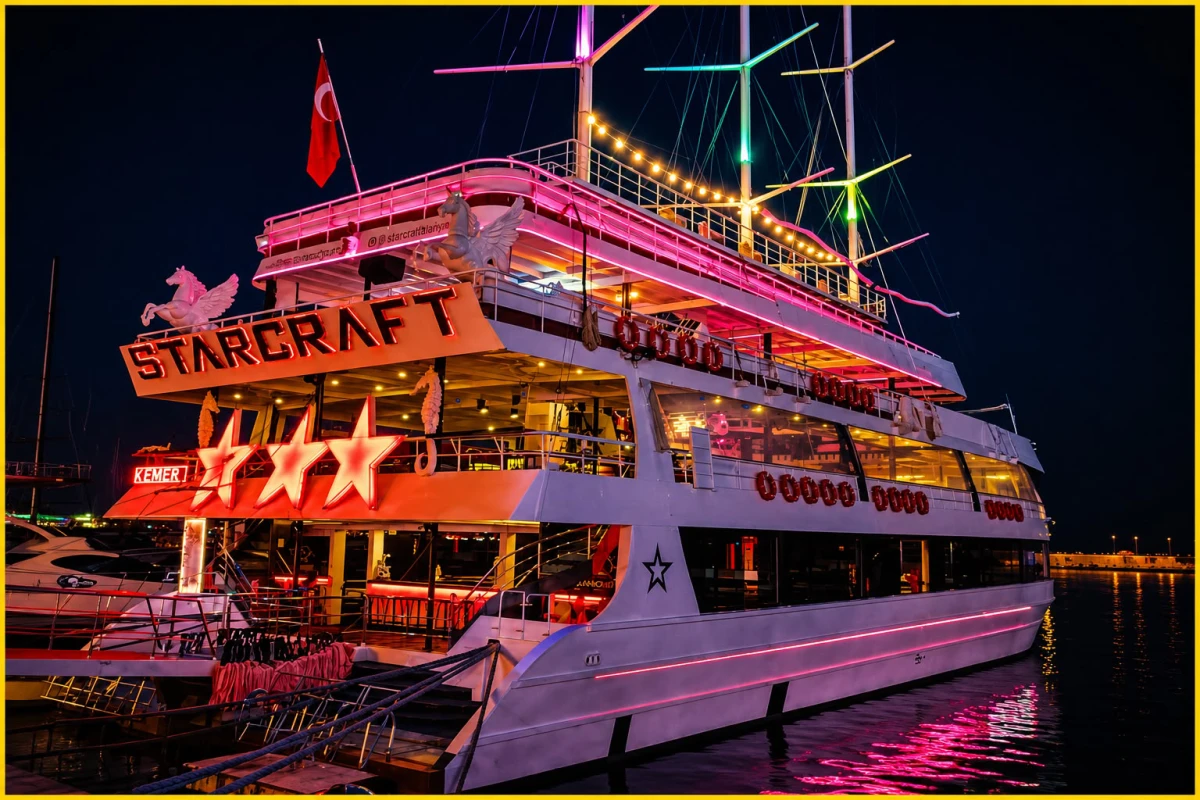 Alanya Starcraft Nacht Party Bootstour