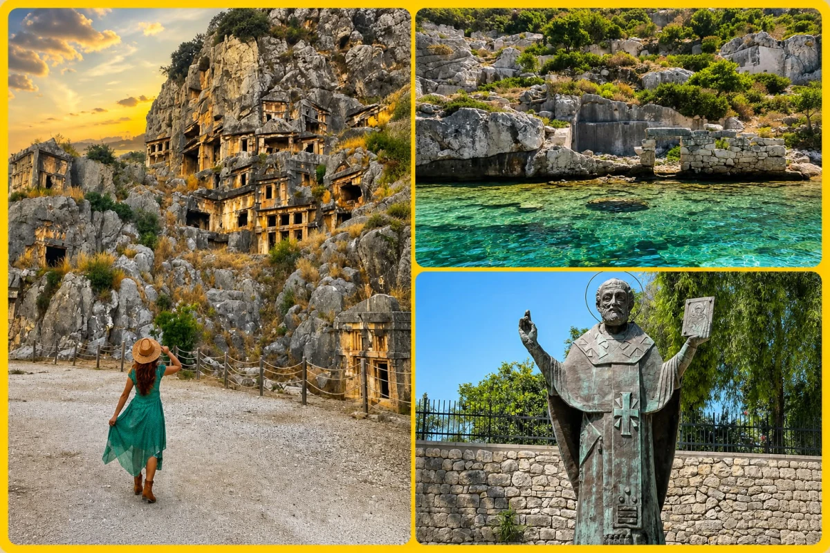 Demre, Myra & Kekova Tour von Alanya – Antike Wunder der Türkischen Riviera