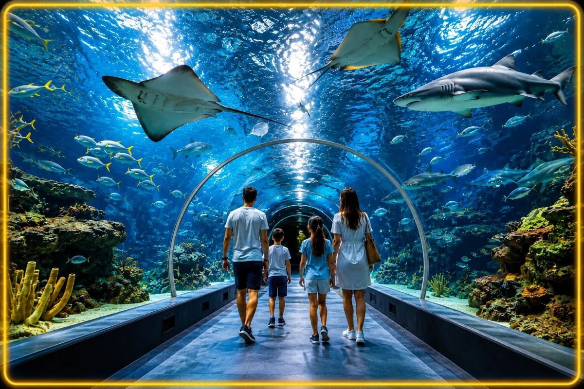 Antalya Aquarium Experience from Alanya Half-Day Tunnel Aquarium Tour