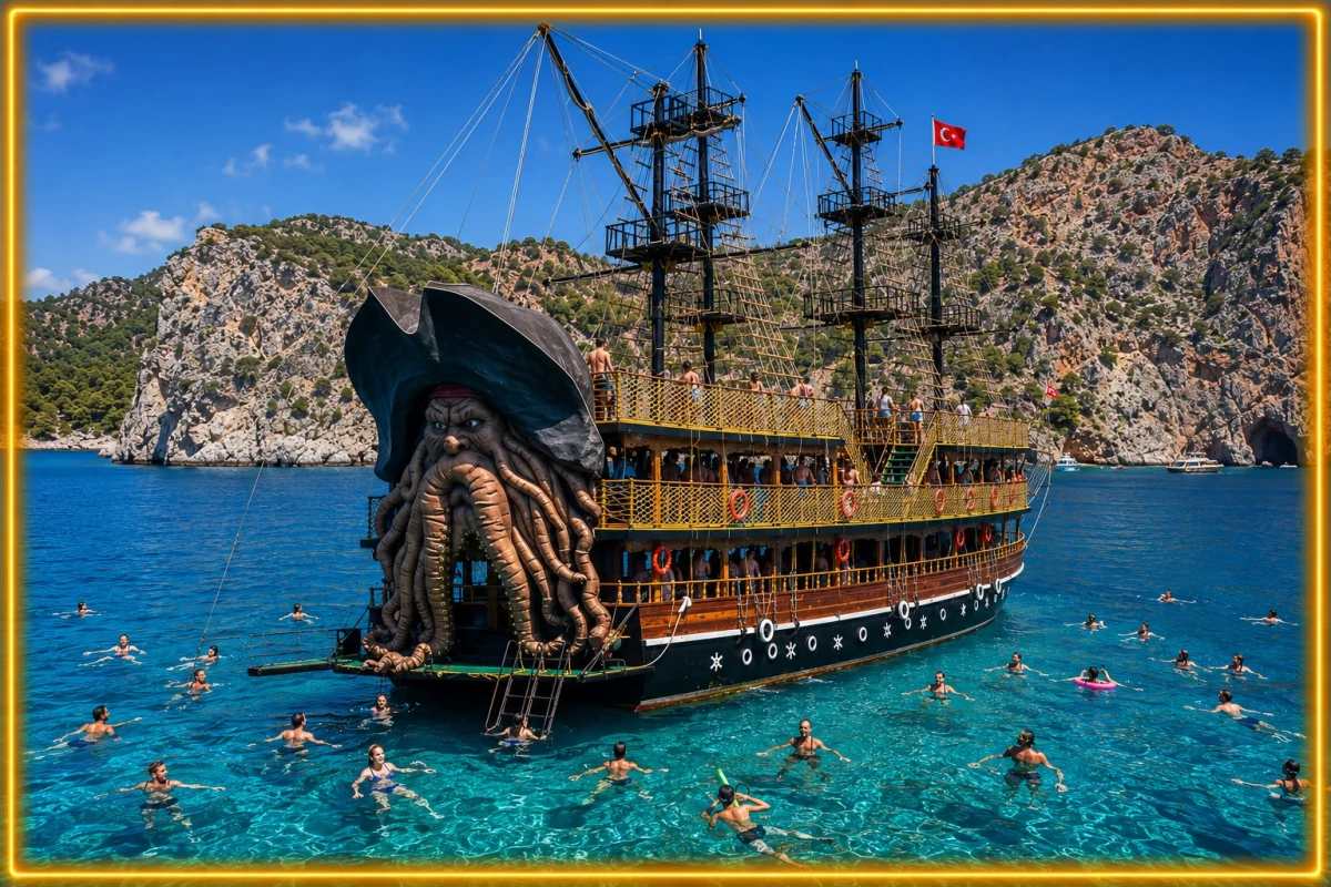 Alanya Piratenschiff-Tour | Unvergessliches Abenteuer im Mittelmeer