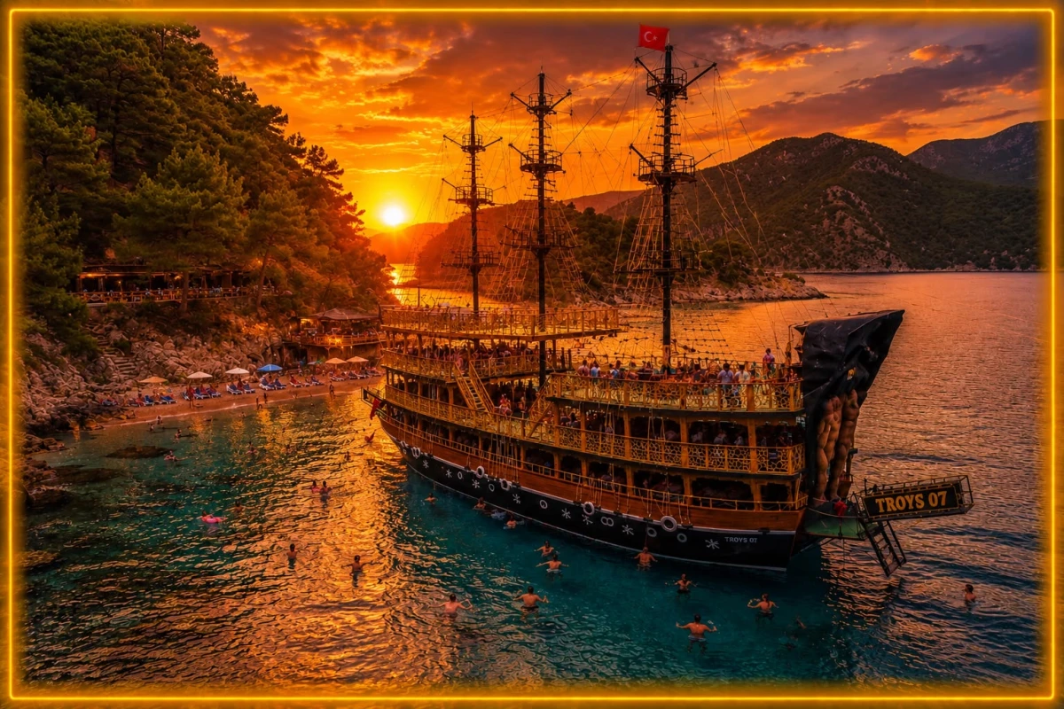 Admiral Black Sunset Boat Tour – Abendliche Bootsfahrt mit Abendessen, Musik & Atemberaubenden Ausblicken